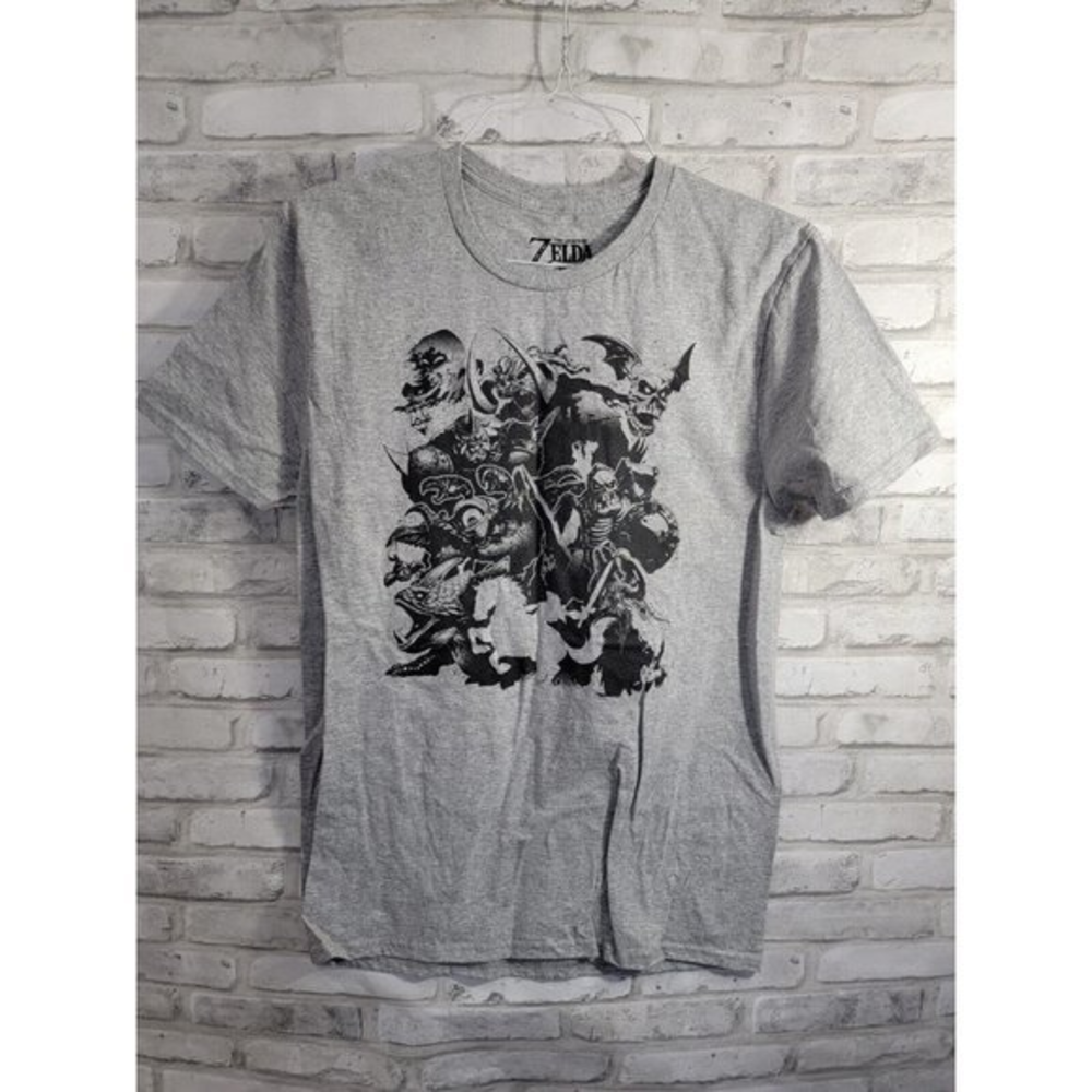 Fifth Sun Legend of Zelda Athletic Heather Looming Doom Tee Medium‎